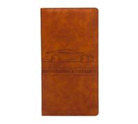 Porte-documents de voiture pour cartes - Étui portefeuille pour cartes de documents, paperasse - Couverture en relief 3D exquise - Intérieur naturel et beau, Accessoires de voiture pour reçus, clés