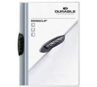 Classeur à pince Swingclip A4 PP jusqu'à 30 feuilles noir boîte de 25 pièces