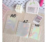 Porte-documents laser A6 A7 M5, classeur à anneaux en PVC pour feuilles mobiles, pochette de rangement DIY M5
