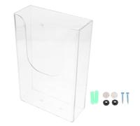Porte-documents Mural A6 en Plastique, Léger, Gain de Place, Bureau | Support Dossier Suspendu, Boîte de Rangement Murale pour Bureau, Rangement Bureau Mural, A6