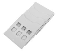 Porte-documents Mural Multifonction en Plastique Blanc, Grosse Capacité | Design Multicouche, Installation Facile Patch Adhésif sans Clou, Structure Robuste pour Bureau et Entrepôt