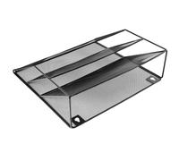 Porte-documents Mural Trieur Courrier Mural en Fer Noir Multi-couches | Classeur Mural Métallique Suspendu, Accès Facile et Installation Simple, Organisation pour Bureau et Rangement Vertical
