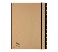 Classeur trieur 'Pur', A4, 12 compartiments, noir