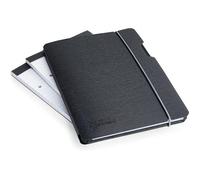 Porte-documents - RAPESCO - Lot de 3 - Format A5 - Noir - Bloc inclus - Antibactérien Germ-Savvy