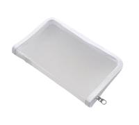 Porte-documents transparents avec fermeture éclair, imperméable, organiseur de reçus, petit porte-documents pour voyage, bureau, fournitures scolaires, sacs en polypropylène hydrofuge