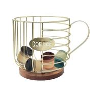 Porte-dosette de café - Bois de fer 21,3x15,5cm | Panier de rangement en