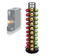 Porte-dosettes - Organiseur de capsules, carrousel de café | Tour de rangement rotative, système d'affichage compact des boissons, étagère de comptoir de cuisine pour configuration d'étagère espreso