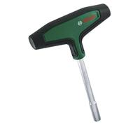 Bosch Manche en T de tournevis à embouts 1600A02Z9U - Poignée T Softgrip, 100 mm, 46 Nm