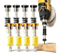 Porte-embout à ressort, porte-vis magnétique à libération rapide, outil de maintien à tige hexagonale 1/4" pour visseuse à chocs et perceuse électrique (8PCS)