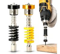 Porte-embout à ressort, porte-vis magnétique à libération rapide, outil de maintien à tige hexagonale 1/4" pour visseuse à chocs et perceuse électrique (2PCS)