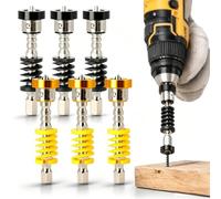 Porte-embout à ressort, porte-vis magnétique à libération rapide, outil de maintien à tige hexagonale 1/4" pour visseuse à chocs et perceuse électrique (6PCS)