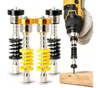 Porte-embout à ressort, porte-vis magnétique à libération rapide, outil de maintien à tige hexagonale 1/4" pour visseuse à chocs et perceuse électrique (4PCS)