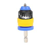 Porte-embout de tournevis magnétique, support de vis à profondeur réglable à 7 niveaux, adaptateur de tige hexagonale magnétique, accessoire d'outils électriques pour garage, maison, cloison