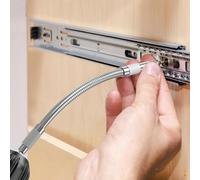 Porte-embout flexible avec 14 raccords hexagonaux, convient pour les outils électriques et à main, compatibilité 1/4" (150 mm)