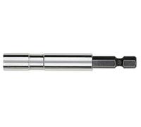 Porte-embout magnétique universel avec ressort de retenue, idéal pour tenir les pointes et faciliter les travaux de précision dans le bricolage et la réparation.