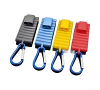 Porte-embout portable avec mousqueton de ceinture | Capacité de 22 emplacements, rétention sécurisée des embouts, rangement organisé, empêche la perte, contrôle facile des