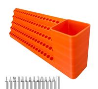 Porte-embout - Tournevis monté sur mur stratifié - Organisateur d' - Mécanique Électricien Carpenter Garage Jardin Maison Support de Cave Titulaire Outil Accessoires Système de rangement