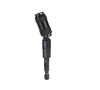 Porte Embout Visseuse Hex Magnetic Ring 1/4" Drill Bit Extension Rod Quick Change Holder Drive Guide Screw Tip Screwdriver Bits(Black)