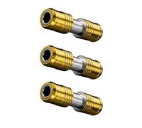 Porte-embouts de tournevis de 54 mm de long - Tige d'extension à double tête - Convertisseurs de douilles hexagonaux vers 6,5 mm - Pour perceuse électrique - Clé à percussion rapide