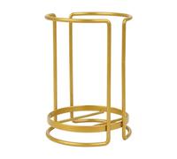 Porte-en pour la salle de bain Support organisateur vertical de cotons | Distributeur à bain de bouche 89-118 ml Salon, bureau, coiffeuse, salle d'eau, maison et hôtel Or