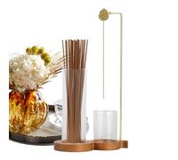 Porte-encens à l'envers - Brûleur d'encens inversé, récupérateur de cendres en verre amovible | Porte-encens pour homme et femme - Pour bureau, chambre à coucher, salon, méditation, yoga, spa, maison