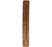 Porte encens bâton en bois motif bouddha MARRON G