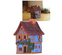 Porte encens Cône Céramique | Décor Chambre | Miniature de collection de la Maison historique originale en France | R231B