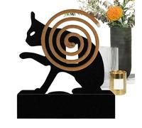 Porte-encens d'extérieur en métal en forme d'animal | Porte-encens pour intérieur et extérieur, camping, balcon, piscine, terrasse, jardin, porche, pique-nique, voyage