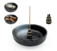Porte Encens en Céramique, Support Encensoir, Brûleur d'Encens pour la Relaxation ou Décoration, Méditation et Yoga à la Maison (Type B)