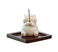 Porte-encens en Forme d ' Animal, brûleur d ' encens, Attrape-Cendres, d ' encens, Figurine de Dessin animé avec Plateau pour Chambre à Coucher, Table, Salon, intérieur, présentoir décoratif,
