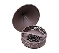 Porte-encens en spirale - Boîte diffuseur d'aromathérapie rétro en fer | Porte-encens d'extérieur - pour la maison, le camping, le salon, la cuisine, la méditation, la pêche, le jardin