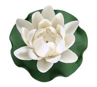 Porte-encens Lotus avec Base de Feuille de Lotus en céramique Blanche, brûleur d'encens, Support bâton Fleur, Ornement Bureau pour Studio Yoga, Salon, Maison