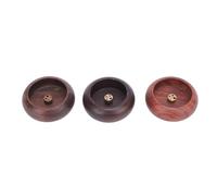 Porte-encens Vintage en bois massif, 3 pièces, noyer, palissandre, ébène, brûleur de bâtons d'encens pour décoration de maison, cérémonie du thé, Yoga