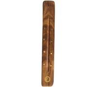 Porte encens yin yang en bois MARRON G