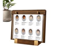 Porte-enseignes en acrylique Support horizontal transparent stable | Présentoir à flyers et panneaux Pour bureau, dessus de bureau, boutique, stand, hôtel, réception, restaurant, mariage,