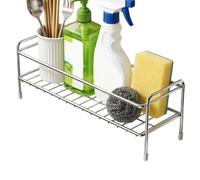 Porte-éponge à vaisselle | Acier inoxydable peu encombrant | Égouttoir de rangement pour évier de cuisine - pour brosse, serviette, bouteille, tissu, maison, restaurant, salle de bain