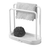 Porte-éponge avec égouttoir pour évier de cuisine | Plateau de rangement pour évier de cuisine, chiffon, brosse, brosse à récurer, éponge, caddy, évier pour cuisine