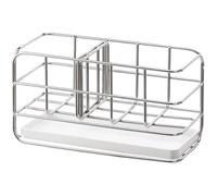 Porte-éponge - Cuisine - Acier Inoxydable - Adhésif - Drainage Rapide - Design Ventilé