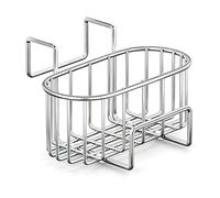 Porte-éponge évier cuisine, Support suspendu inox 304, 1 pièce | Organisateur vaisselle égouttoir, Fixation murale sans perçage, Design ajouré anti-humidité