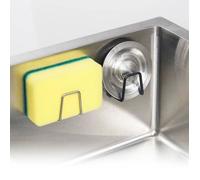 Porte Éponge Évier - Support Éponge Cuisine Hygiénique et Pratique - Égouttoir Compact Ventilé pour Évier Cuisine