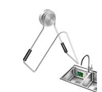 Porte Éponge Magnétique, Support pour Éponge De Sink avec Aimant, Organisateur À Séchage Rapide en Acier Inoxydable pour Maison Location Hôtels Chiffons De Nettoyage