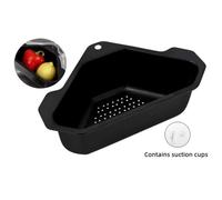 Porte-éponge - MARQUE - Modèle - Acier Inoxydable - Noir - 24.6*18*8cm