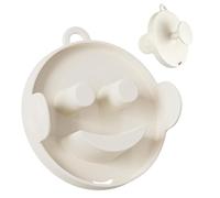 Porte-éponge pour évier de cuisine | support de rangement drainable - Porte-éponge à vaisselle en forme de visage souriant - pour le nettoyage de comptoir, maison, appartement, comptoir de salle