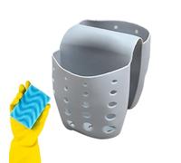 Porte-éponge pour évier Évier Organisateur d'éponge de Selle avec Trous de Drainage, Panier de vidange en Silicone antidérapant | Compartiment à Savon, égouttoir à éponge, égouttoir pour lavabos