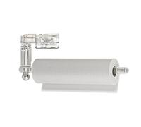 Porte-Essuie-Tout à Ventouses - Support Amovible pour Rouleau Papier Salle De Bain,Distributeur Gain De Place Accroche Baignoire Solution Rangement Maison WC Camping Car Évier Plans De Travail