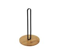 Porte Essuie-Tout "Bambou" 26cm Naturel & Noir