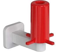 Porte-Essuie-Tout Élégant Blanc Et Rouge - Support Pratique Pour Rouleau De Papier Essuie-Tout Pour Un Accès Et Un Déchirement Faciles