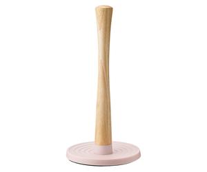 Porte essuie-tout ROLL-IT 30 cm, rose, plastique / bois, RIG-TIG