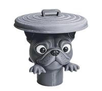 Porte-essuie-tout - Support pour mouchoirs bulldog cartoon mignon | Porte-rouleau à mouchoirs | Pour une Étagère Table à Manger Fermière Salle de Bain Maison Toilette Appartement