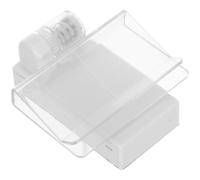 Porte-étiquette Magnétique Blanc en Plastique, Clip Rotatif de Table | Support Porte-mémos Moderne, Base Aimantée Fiable, Usage Polyvalent pour Affichage et Signalétique en Magasin